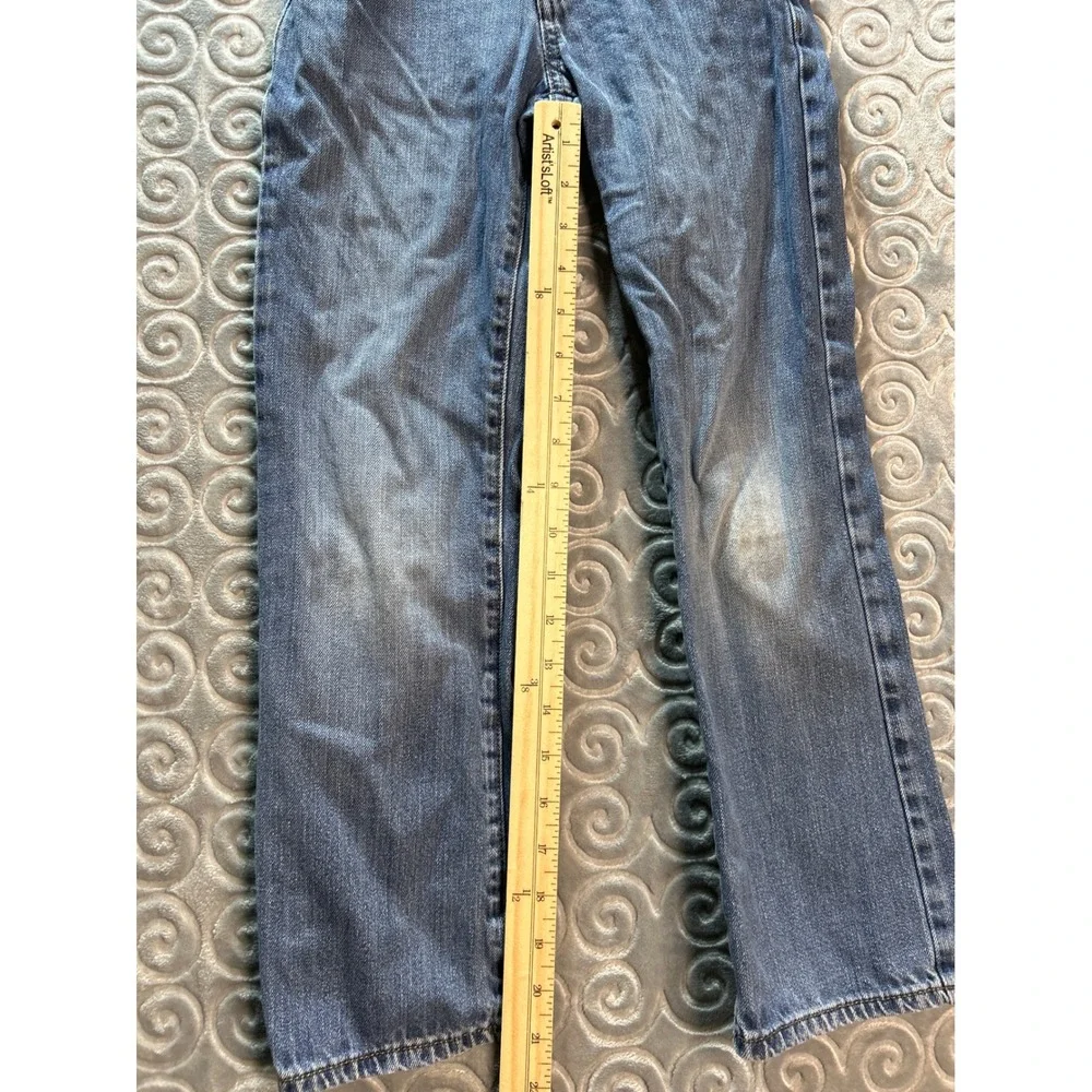 The Childrens Place Kids Jeans Size 8‎ Bootcut Blue Denim Adjustable Waist